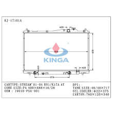 Radiador automático de alta calidad para Stream ′ 01-04 Rn1 / K17A en OEM 19010-Psa-901